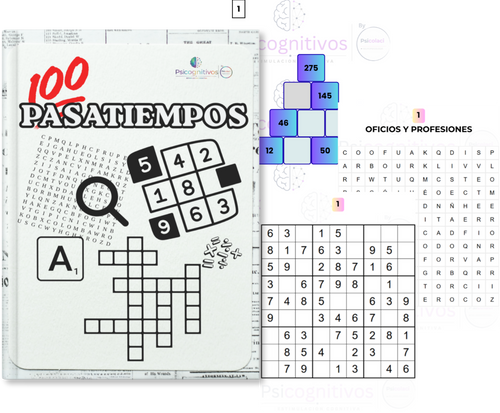 🎁Bono 5: 100 Pasatiempos - Ocio asegurado